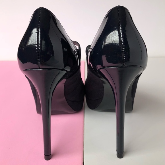 •HP• Zara Navy Stiletto Heels - Picture 5 of 10